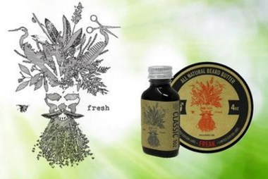 Fresh Beards All Natural Products Featuring Limited Edition Labels