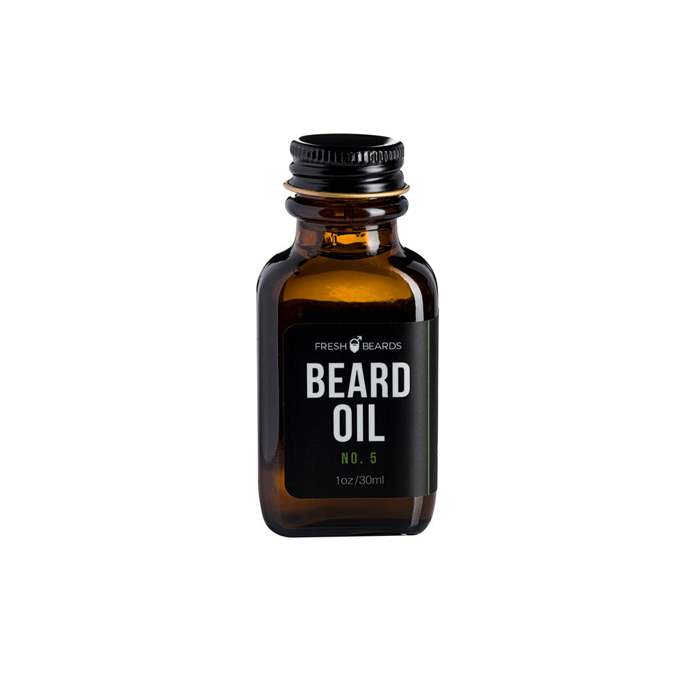 No. 5" Beard Oil - Tea Tree & Lemon Scent Blend