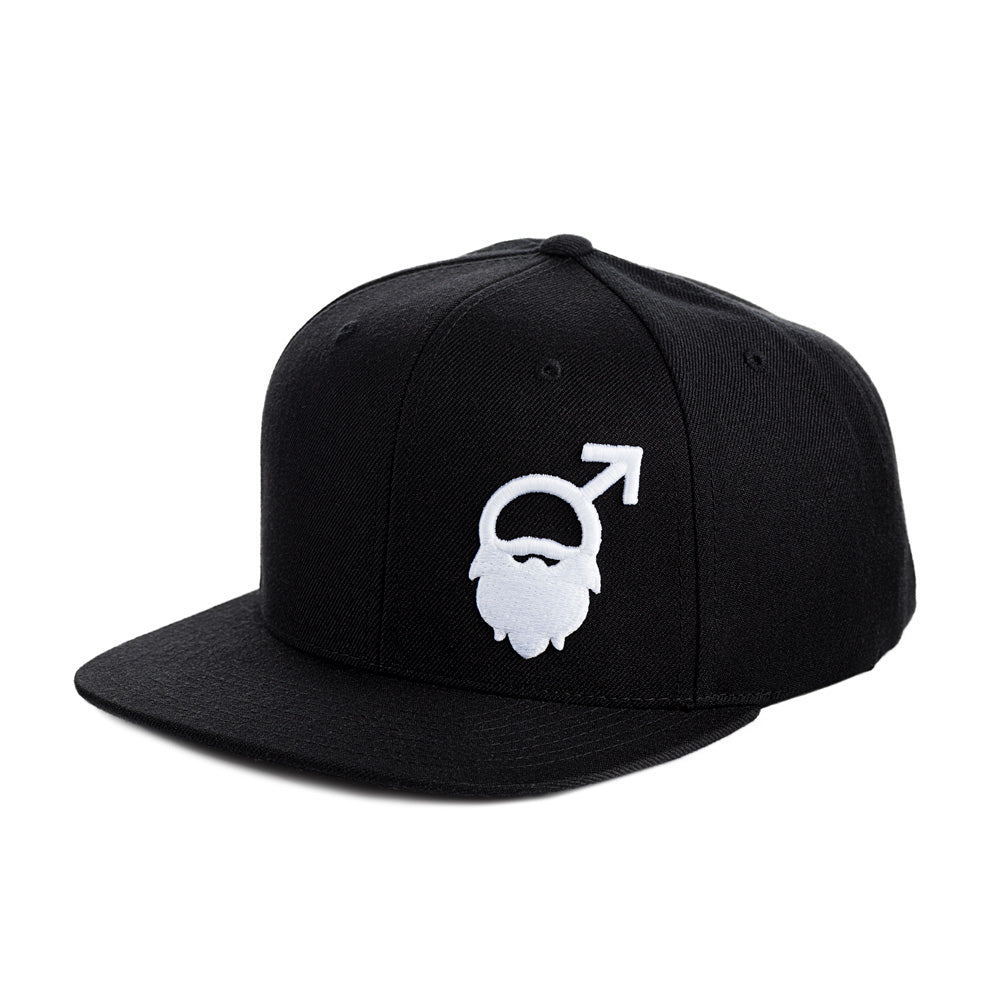 Fresh Snap Back White/Black Fresh Beards Wool & Mesh Snapback